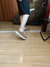 GIAUSA輕奢男鞋秋季新款復古工裝鞋男士磨砂真皮板鞋男休閑運動(dòng)鞋子男 棕色 -高檔男鞋 41 曬單實(shí)拍圖