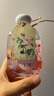 綠速 永生花浮游花浮游瓶創(chuàng  )意藝術(shù)擺件植物標本干花永生花禮盒閨蜜女生媽媽老師生日圣誕禮物 粉色_手提袋_賀卡-浮游花藝術(shù)擺件 曬單實(shí)拍圖