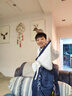 小淘孩兒童漢服男童中國風(fēng)國學(xué)服少年畢業(yè)團體表演服演出服 曬單實(shí)拍圖