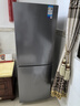 美的（Midea）186雙開(kāi)門(mén)兩門(mén)低音小型節能省電無(wú)霜低溫補償深冷速凍租房宿舍家用小冰箱BCD-186WMA 家電國家補貼 曬單實(shí)拍圖