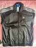 adidas休閑簡(jiǎn)約三條紋梭織立領(lǐng)夾克外套男裝秋季阿迪達斯三葉草   黑色 (偏小，推薦買(mǎi)大1碼)   XL 曬單實(shí)拍圖