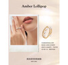 Amber Lollipop王玉雯同款珍珠戒指女士小眾食指戒生日七夕情人節(jié)禮物送女友老婆 金色(淡水珍珠+鍍14k金) 曬單實(shí)拍圖