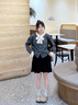 妙奕嘉灰色毛衣外套女針織衫開(kāi)衫秋裝2025新款女裝長(cháng)袖上衣外搭洋氣高級 甜美蕾絲系帶針織開(kāi)衫【灰色】 均碼 【建議120斤內】 曬單實(shí)拍圖