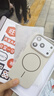 世詠（SHIYONG）適用蘋果17pro手機(jī)殼 iPhone17pro保護(hù)套Magsafe強(qiáng)磁吸充電全包超薄磨砂硬殼防摔高級男女 巖白色 曬單實(shí)拍圖