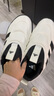 adidas ADIPUFF面包鞋柔軟舒適保暖棉鞋秋冬阿迪達斯官方輕運動(dòng)   漢玉白/黑色/淺橙黃（推薦選大半碼）   40.5 曬單實(shí)拍圖