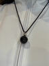 君念玉黑曜石吊墜男女同款兔年本命年轉運珠項鏈男情侶款禮物送女友 金曜石轉運珠/款一 珠子直徑14mm 曬單實(shí)拍圖