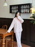 思莉太太 SLEEP TIGHT睡衣女春秋款純棉長(cháng)袖長(cháng)褲高級感韓版粉色小格子可外穿大碼家居服 WZT05568 M 曬單實(shí)拍圖