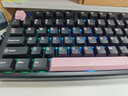 LEOBOG Hi98PRO三?？椭苹芯€(xiàn)機械鍵盤(pán)鋁坨坨板簧Gasket結構98配列鋁合金全鍵無(wú)沖熱插拔 噴涂-魅影黑（芭比軸）-8000mAh電池 曬單實(shí)拍圖