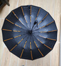全品屋全自動(dòng)雨傘大號加固加厚結實(shí)抗風(fēng)遮陽(yáng)防曬傘太陽(yáng)傘男士折疊晴雨傘 【224骨】加固黑膠自動(dòng)傘-曜石黑 曬單實(shí)拍圖