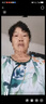 北極絨中老年人棉綢套裝睡衣女奶奶裝媽媽短袖家居服可外穿衣服 白色3XL 曬單實拍圖
