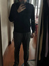 布先生佟大為明星同款春秋可機(jī)洗毛T羊毛衫男士毛衣純色針織打底衫 【小高領(lǐng)】鋼琴黑 2XL /185 曬單實(shí)拍圖