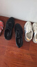 斯凱奇（Skechers）閃穿鞋男士休閑皮鞋商務(wù)鞋通勤鞋一腳蹬舒適軟底上班205353 深棕色/DKBR 42 曬單實(shí)拍圖