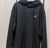 adidas休閑加厚毛圈連帽衛衣套頭衫男女秋冬阿迪達斯官方輕運動(dòng)   黑色   XL 曬單實(shí)拍圖
