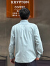 Teenie Weenie Men小熊男女同款休閑襯衫2025春季新款時(shí)尚水洗牛仔襯衣 淺藍色 S 曬單實(shí)拍圖