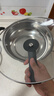 BSITN火鍋鍋具28cm 不銹鋼火鍋專(zhuān)用鍋清湯鍋電磁爐火鍋盆可視鍋蓋4428 曬單實(shí)拍圖