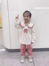 迪士尼寶寶女童套裝春裝2024新款兒童時髦洋氣衣服1一4歲女寶寶春春季兩件套 褐色 73 建議7-9個月13-18斤cm 曬單實拍圖