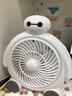 祥瓏電風(fēng)扇學(xué)生宿舍床上小型電扇迷你辦公室桌面臺式床頭家用插電卡通風(fēng)扇 萌大白【兩檔調節】 曬單實(shí)拍圖