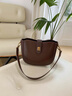 CALWAN KEODH馬鞍包包女包2026新款真皮女式單肩斜挎包生日禮物送女友老婆 【咖啡色】輕奢時(shí)尚百搭高級感實(shí)用走心女生閨蜜 曬單實(shí)拍圖