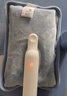 彩虹熱水袋暖手寶充電暖寶寶暖水袋注水暖手袋熱敷暖肚子暖腳 灰色 曬單實(shí)拍圖