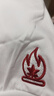 BURNIN*火焰橫排logo長袖T恤男女休閑百搭寬松簡約潮流情侶衫上衣 白紅色 現(xiàn)貨 L 曬單實(shí)拍圖