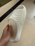 京東京造【3D打印拖鞋】防滑外穿透氣夏季新款軟彈運動(dòng)拖鞋 納米素白 38 曬單實(shí)拍圖