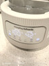 摩飛電器（Morphyrichards）全玻璃養(yǎng)生壺家用燒水壺多段控溫電熱水壺極速風(fēng)冷恒溫壺沖奶泡奶機MR5602 1.2L 椰奶白 曬單實拍圖
