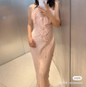 都市麗人睡裙女性感吊帶睡衣高級緞面仿真絲情趣純欲風(fēng)舒適百搭春夏款香檳 曬單實(shí)拍圖