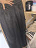 浪莎糯米褲女加絨冬季2025年新款加厚高腰休閑直筒垂感慵懶寬松闊腿褲 曬單實(shí)拍圖