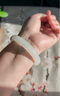 凈心石 和田玉手鐲女款平安鐲內徑約57-58mm 曬單實(shí)拍圖