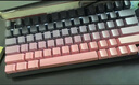 惠普（HP）機械鍵盤(pán) 辦公電競游戲專(zhuān)用有線(xiàn) 臺式機筆記本電腦 側刻漸變黑莓粉白光青軸 104鍵 曬單實(shí)拍圖