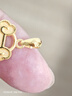 周大福ING系列幸福四葉草足金黃金吊墜(工費(fèi):120計(jì)價(jià))EOF1683 足金 約2.30g 曬單實(shí)拍圖