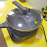 美的（Midea）鈦陶電炒鍋 電蒸鍋電煮鍋炒菜專用分體式家用多功能一體電火鍋 5.5L多用途鍋HCG3218S配蒸籠 新款 曬單實(shí)拍圖