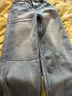三彩2025冬季新款一體絨磨毛牛仔褲高腰闊腿褲長(cháng)褲寬松M 曬單實(shí)拍圖