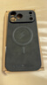 尚蘇 適用 iPhone17ProMax手機殼蘋(píng)果17ProMax保護套防摔鏡頭全包磁吸軟殼簡(jiǎn)約輕奢羊巴皮硅膠外殼黑色 曬單實(shí)拍圖