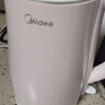 美的（Midea）電熱水壺家用電水壺燒水壺 雙層防燙 0涂層食品級304不銹鋼 1500W快速沸騰 1.7L大容量 HJ1705 曬單實(shí)拍圖