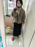 優(yōu)衣庫女裝休閑連帽短外套/時(shí)尚百搭479229 33 卡其色 L /160/88A 曬單實(shí)拍圖