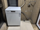 Twinwash【國家補(bǔ)貼20%不限地域】小白豚8公斤超薄嵌入式滾筒洗衣機(jī)全自動BLDC變頻國家補(bǔ)貼以舊換新T08W 月光白 曬單實(shí)拍圖