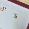 金小貅黃金吊墜古法錘紋隕石星星愛心轉運珠足金鑲嵌小滴溜DIY女款搭配 0.85g,六芒星吊墜-多退少補 曬單實拍圖