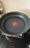 特福（Tefal）可拆卸煎鍋26cm可變烤盤餐具電磁爐烤箱燃?xì)庠钔ㄓ?曬單實(shí)拍圖