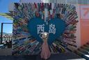 UR【鐘楚曦聯(lián)名款】2025秋季新款女度假風(fēng)碎花連衣裙UYL750117 粉橙印花 (領(lǐng)口偏低) S 曬單實(shí)拍圖