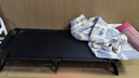 甄嚴選折疊床單人午休床折疊躺椅家用辦公室午睡床簡易行軍床醫(yī)院陪護床 圓管沉穩(wěn)黑178*56【店長推薦】 曬單實拍圖