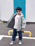酷萌晨晨童裝男童加絨派克服中大兒童風(fēng)衣韓版中長(cháng)款2025冬季加厚保暖外套 果綠色加絨款 120 建議身高110cm左右 曬單實(shí)拍圖