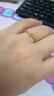 周六福彩寶碧璽黃金足金戒指生日禮物送女友J0212468 約1.87g 11號 曬單實(shí)拍圖
