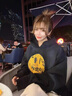 Drew Ess【官方正品】秋冬加厚情侶高街連帽笑臉衛(wèi)衣男女重磅潮牌美式外套 黑色 400g 加厚 XL 150-180斤 曬單實(shí)拍圖