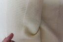 茵曼復古V領刺繡針織馬甲2025秋女裝新款無袖背心上衣 梨花杏 M 曬單實拍圖