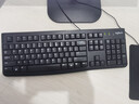 羅技（Logitech）MK120 鍵鼠套裝 有線(xiàn)鍵鼠套裝 辦公鍵鼠套裝 電腦鍵盤(pán) USB即插即用 全尺寸 黑色 曬單實(shí)拍圖