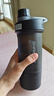 樂(lè )扣樂(lè )扣（LOCK&LOCK）搖搖杯580mL+170mL儲存盒塑料杯運動(dòng)健身水杯 黑色 曬單實(shí)拍圖