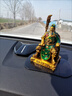 車(chē)咔咔汽車(chē)內裝飾品擺件關(guān)公男士霸氣車(chē)飾車(chē)內車(chē)載高級裝飾關(guān)二爺武財神 古銅綠關(guān)公 曬單實(shí)拍圖