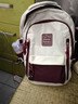 書(shū)包女大學(xué)生小學(xué)生2025新韓版大容量初中生高中生男士背包雙肩包 紅白單包 曬單實(shí)拍圖
