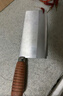 十八子作專(zhuān)業(yè)廚師菜刀復合鋼刀具 耐滑花梨木柄名典2號桑刀F208-2 曬單實(shí)拍圖